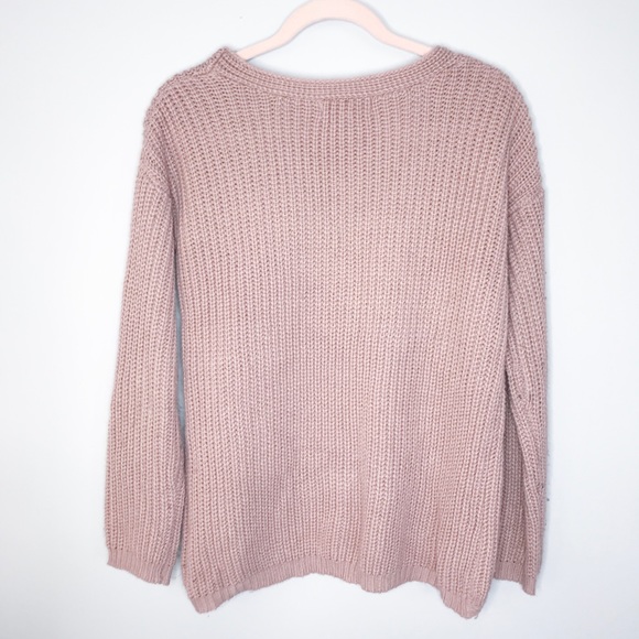 Pink Rose Knit Sweater - Picture 4 of 4